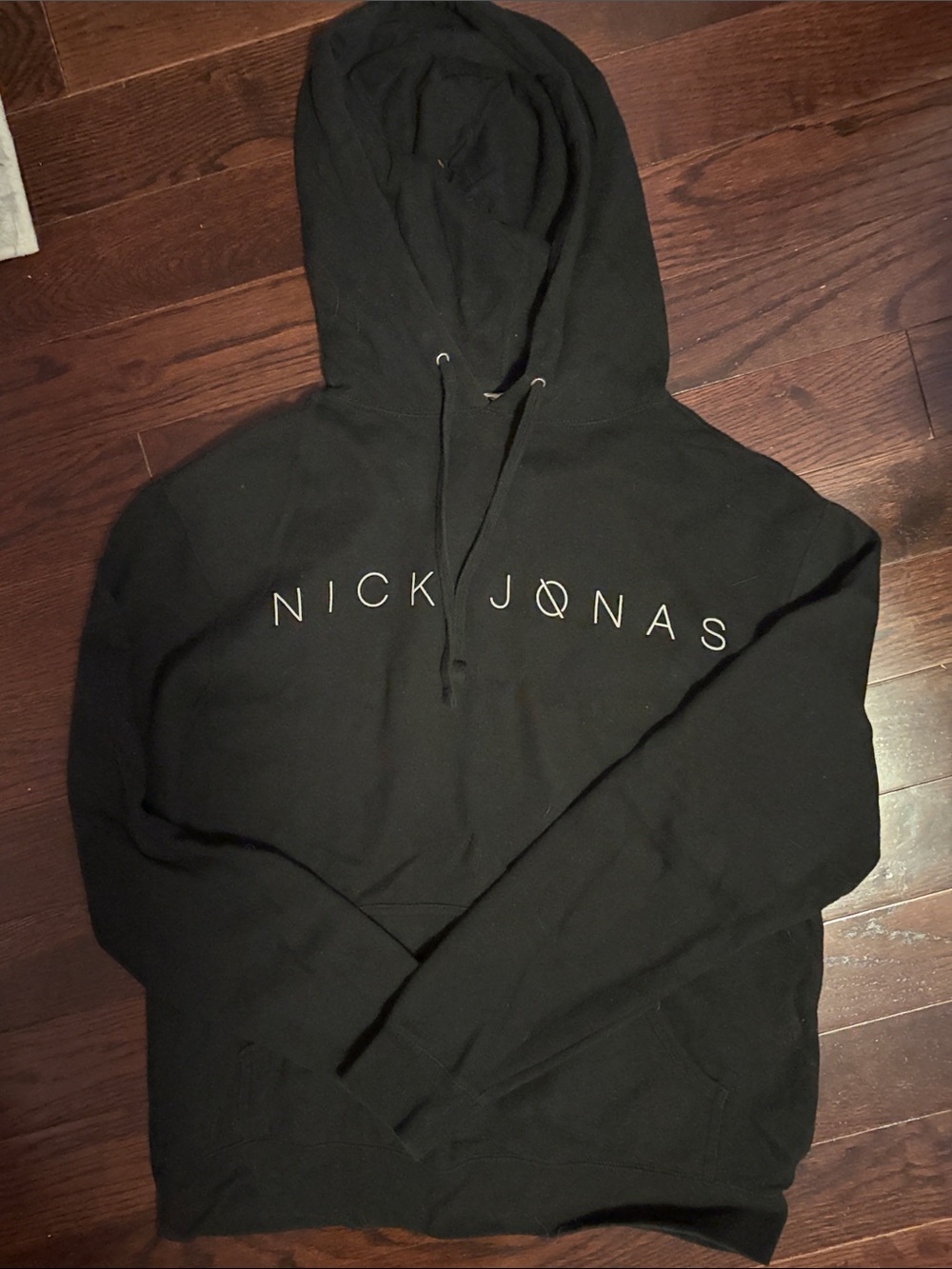 Nick Jonas Black Pullover Hoodie (Size M)